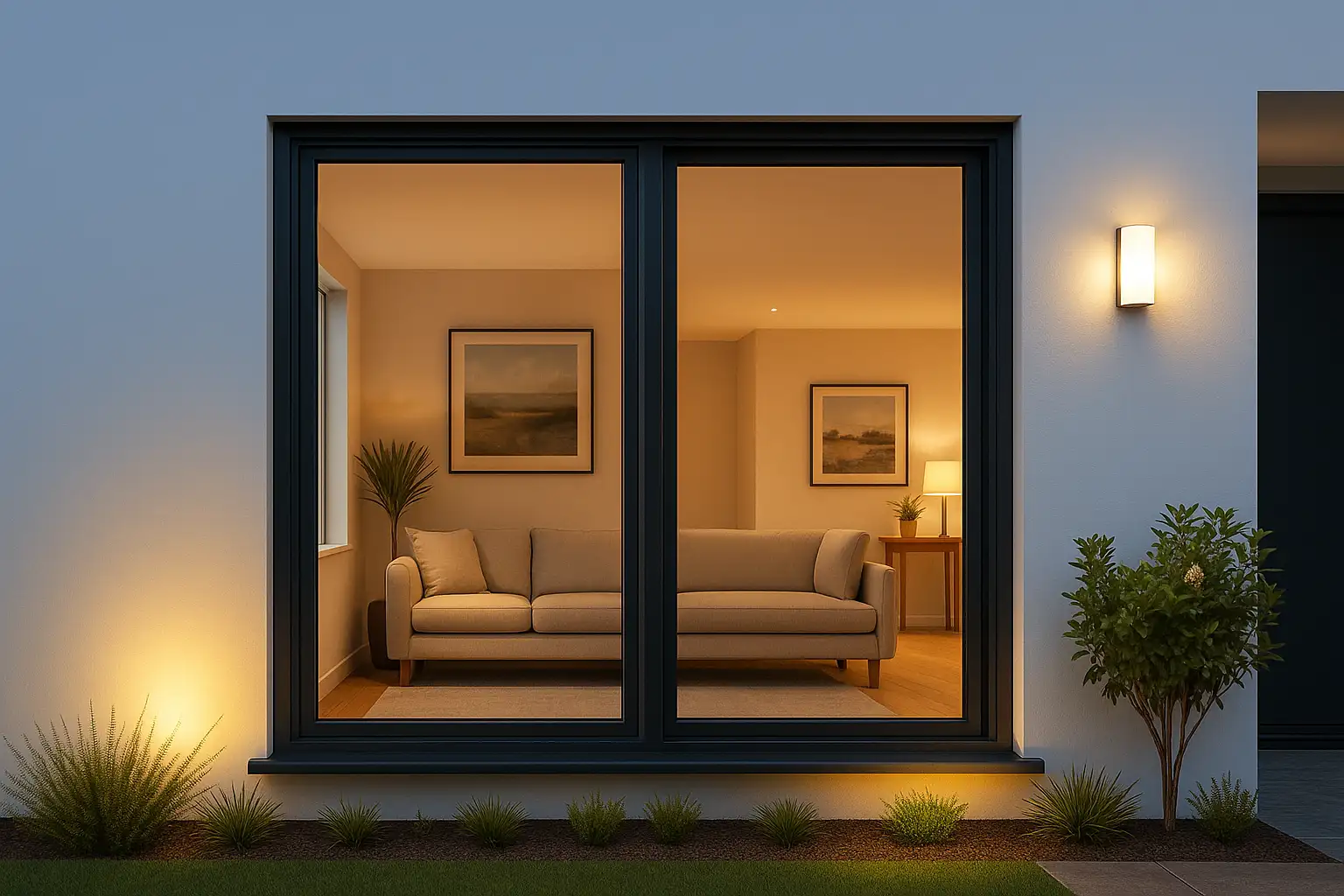 Feature Glazed Window Greenhills-Beach Double Glazed Windows | WindowsFactory
